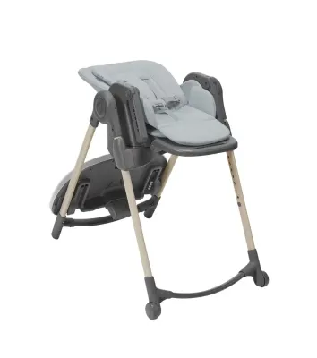 Cadeira de Refeição Minla Beyond Grey Eco da Maxi-Cosi dobrável e ajustável desde o nascimento até 14 anos.