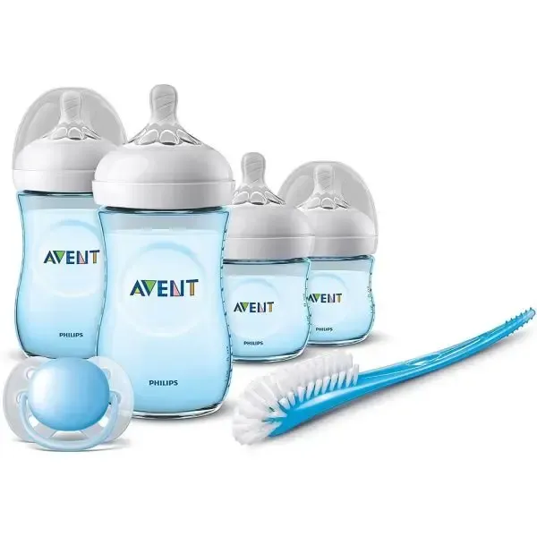 Avent | Conjunto Biberões Natural Azul