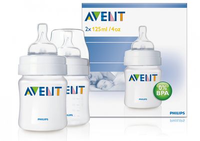 Avent | Biberao Plastico  125 ML x2