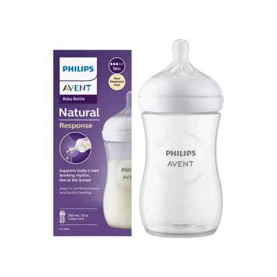Avent | Biberao Natural Plastico 260ML