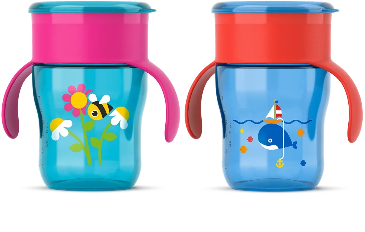 Avent | Copo Decor azul e Rosa 260ML