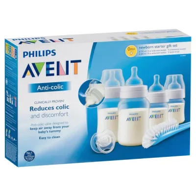 Avent Conjunto Presente Mamadeira Anticólica 125ml e 260ml