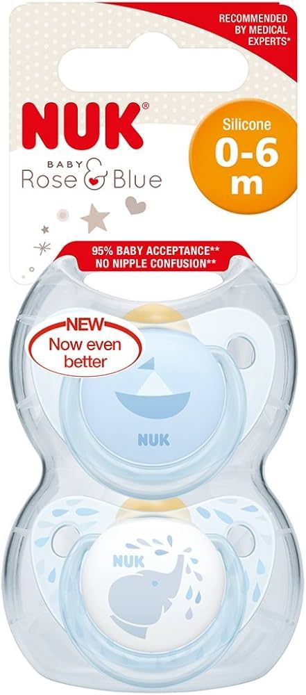 Nuk | Chupeta Azul x2 0-6M