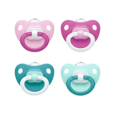 Chupetas Nuk Fashion 0-6 meses com design moderno e estojo de transporte