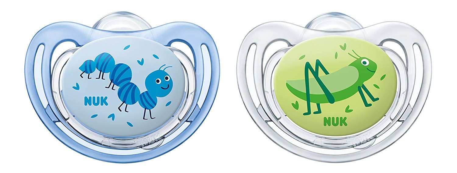 NUK Chupeta Freestyle 0-6M com design ortodôntico