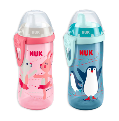 NUK Kiddy Copo com clip para bebés 12+ meses