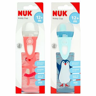 NUK Kiddy Copo com clip para bebés 12+ meses