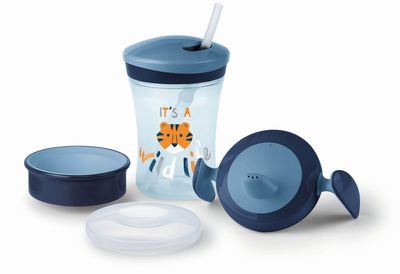 Conjunto NUK Aprender a Beber 230ml com 3 copos evolutivos