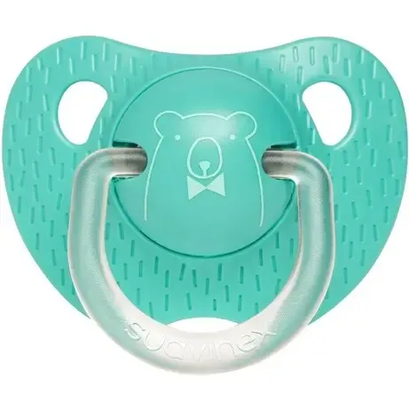 Suavinex | Chupeta Silicone Anatómica Evolution Urso 6-18m Verde
