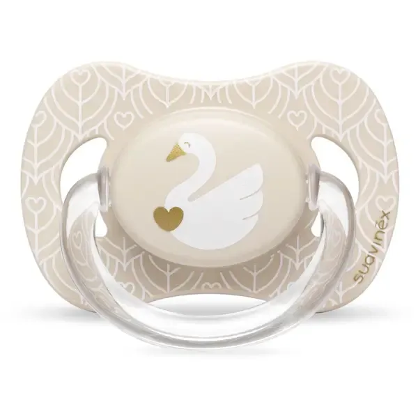 Chupeta Suavinex Ocasiões Especiais, anatómica em silicone para bebés de 6 a 18 meses.