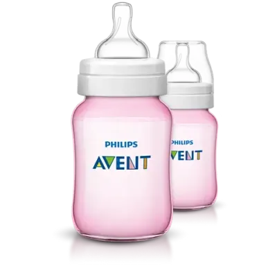 Biberões Philips Avent Classic+ 260ml – Pack com 2 unidades