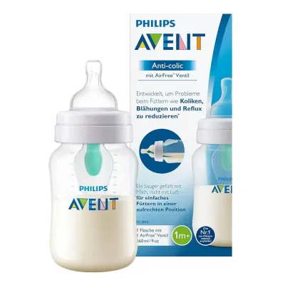 Mamadeira Philips Avent Anti-Cólica 260ml com válvula integrada