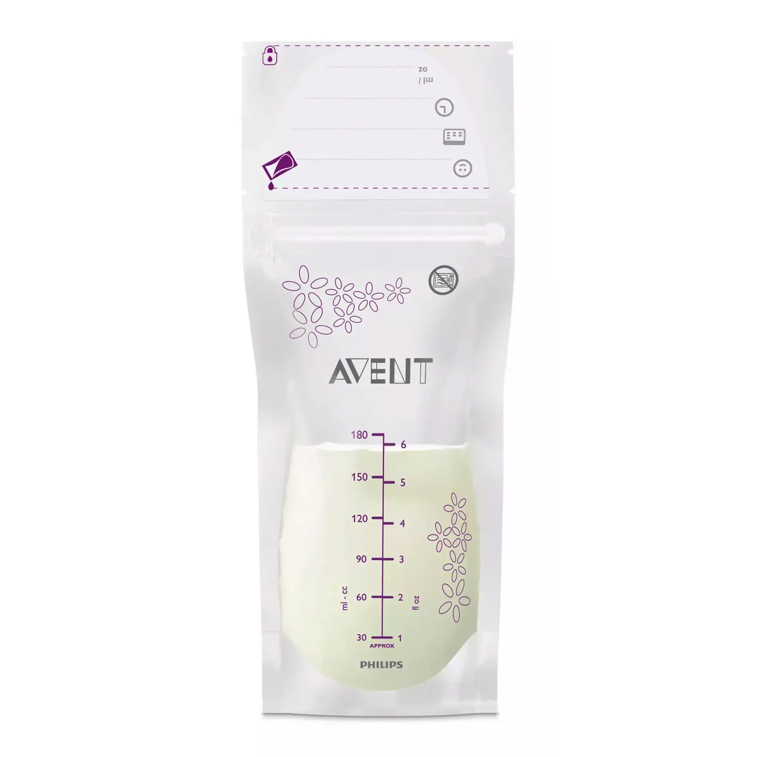 Bolsas Philips Avent para armazenamento seguro de leite materno