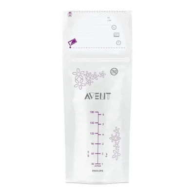 Bolsas Philips Avent para armazenamento seguro de leite materno