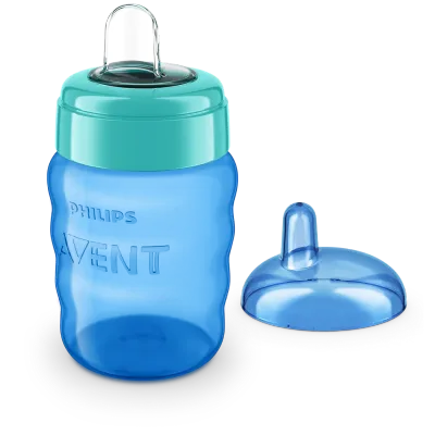 Copo Avent Easy Sip 260ml com bico de silicone para crianças a partir de 9 meses