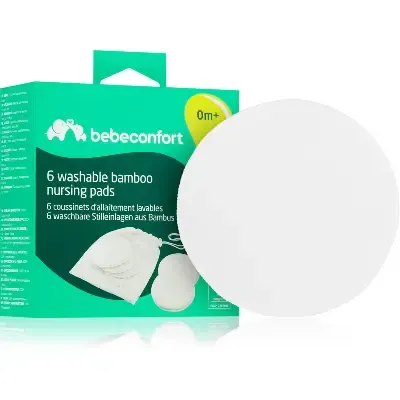 Discos de Amamentação Laváveis Bambu Bébé Confort 6 unidades