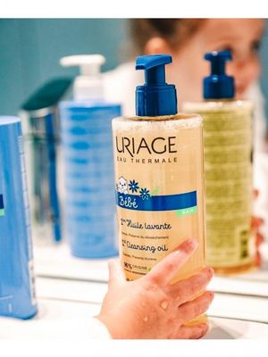 Uriage Bebé 1º Óleo Lavante 500ml para rosto, corpo e couro cabeludo