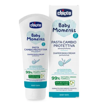 Chicco Baby Moments Creme Muda Fralda Protetora 100ml