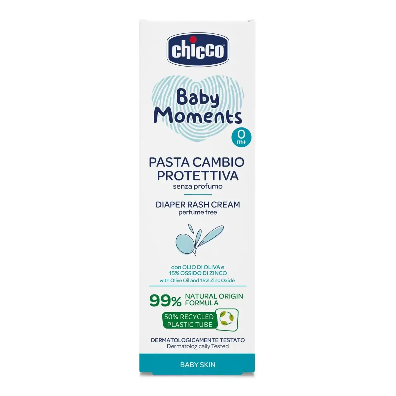 Chicco Baby Moments Creme Muda Fralda Protetora 100ml