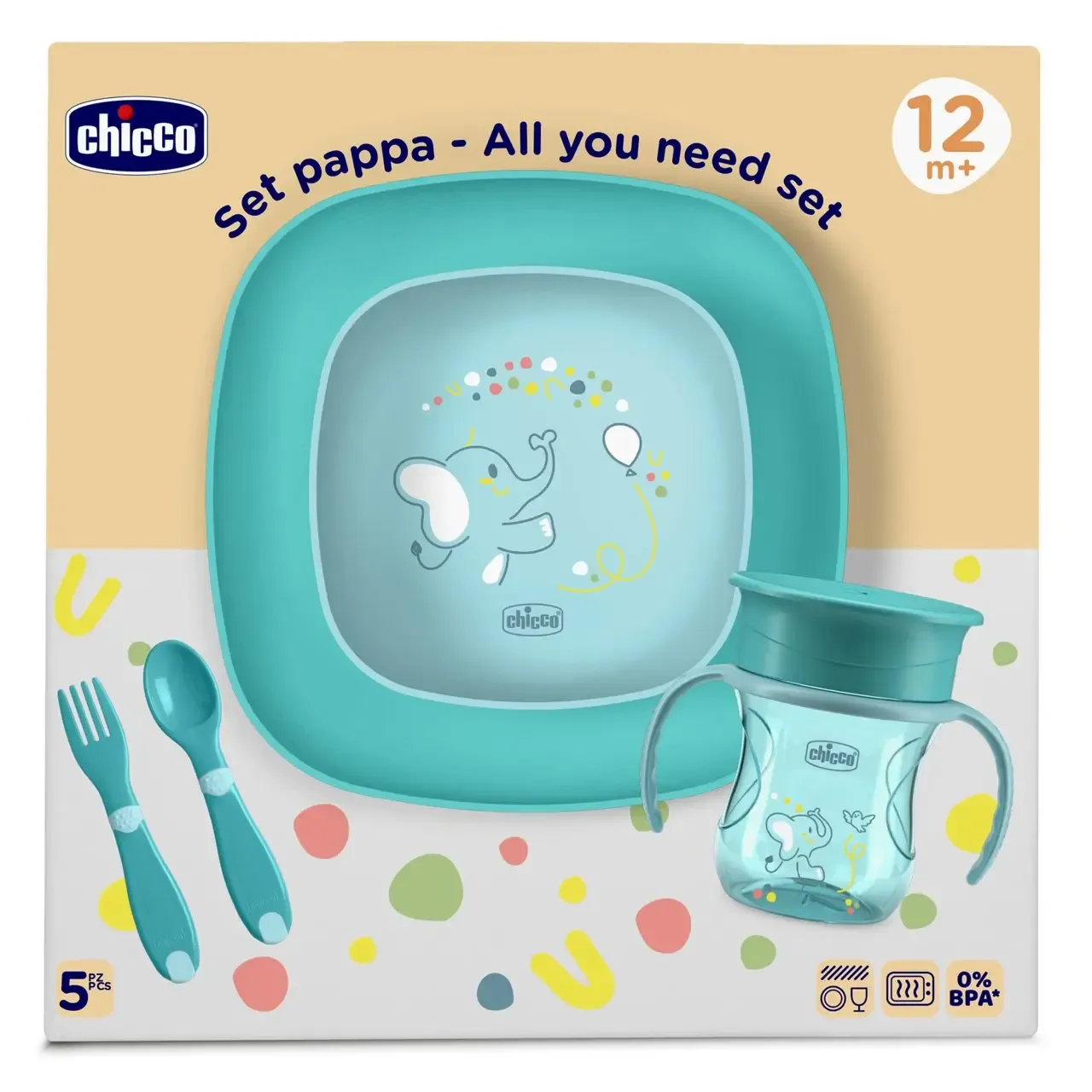 Chicco Conjunto Papa 5 Peças 12M+