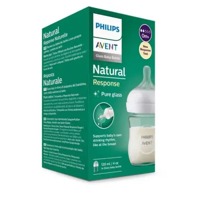 Avent Biberão Natural Response de Vidro 120ml