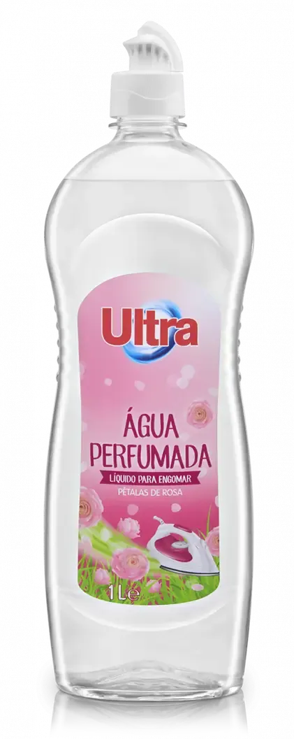 Um toque final perfumado para suas roupas com a Água para Engomar pétalas de rosa Ultra Pro.