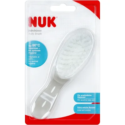 Escova de cabelo NUK Extra Soft com cerdas macias