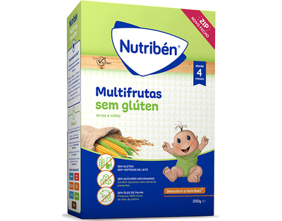 Nutriben | Multifruitas sem Gluten Arroz e Milho 250g