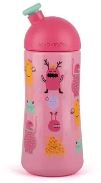 Suavinex | Garrafa Com Bico Esportivo +18M Booo Rosa