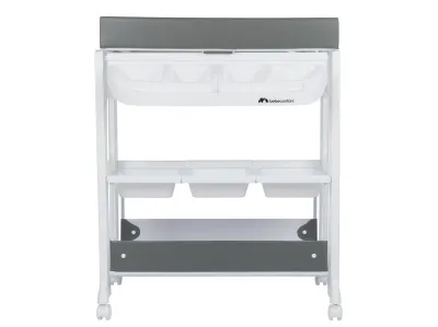 Bébé Confort Banheira Trocador Rosie Mineral Grey – prático 2 em 1 com trocador e banheira integrada