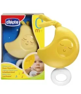 Lua Musical Chicco para bebés 0M+ - Projetor de melodia suave que se prende ao berço, ideal para acalmar e estimular recém-na