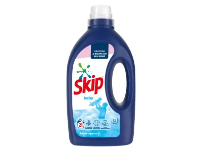 kip Baby Detergente Líquido 21 doses para roupa de bebé