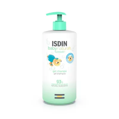 ISDIN BabyNaturals Nutraisdin Gel Shampoo 750ml – Higiene suave para bebês.