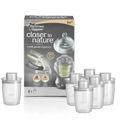 Tommee Tippee | Dispensadores de Leite em Pó x6