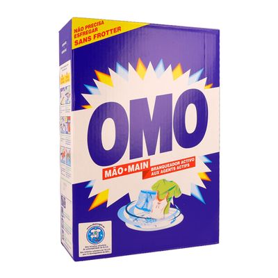 OMO Detergente em Pó Lavagem à Mão 540g – Limpeza eficaz para roupas.