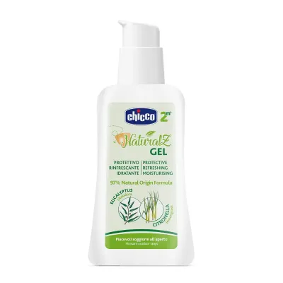 Tubo de Gel Anti Mosquito Chicco NaturalZ Protetor e Refrescante 60ml com óleos essenciais.