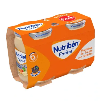 Nutriben | Boião Frutas e Cereais Bipack 2x190g