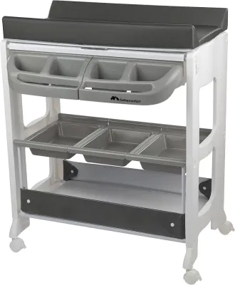 Banheira trocador Bébé Confort Dolphy Mist Grey com design prático e funcional
