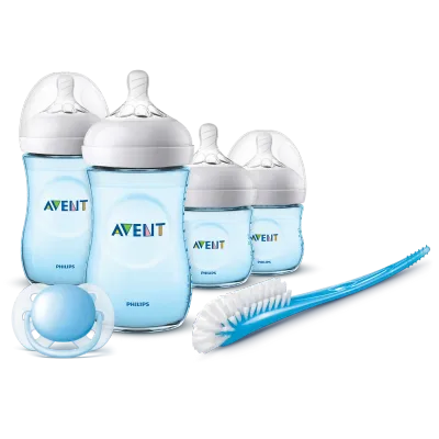 Avent | Conjunto Inicial Natural para Recém-Nascidos Azul