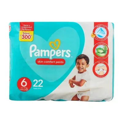 Fralda Pampers Pants Baby Dry Tamanho 6 22 Unidades