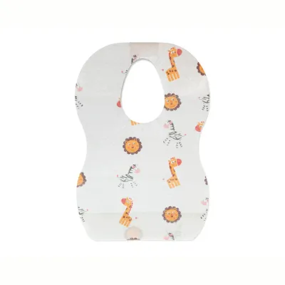 Pacote de babadores descartáveis Kiokids, ideais para a hora da papinha.
