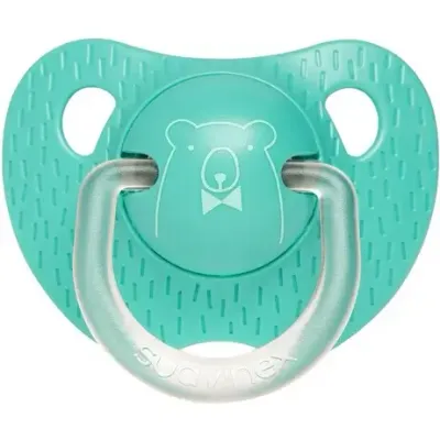 Suavinex | Chupeta Silicone Anatómica Evolution Urso 6-18m Verde