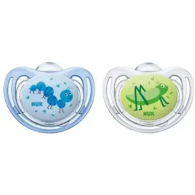 NUK Chupeta Freestyle 0-6M com design ortodôntico