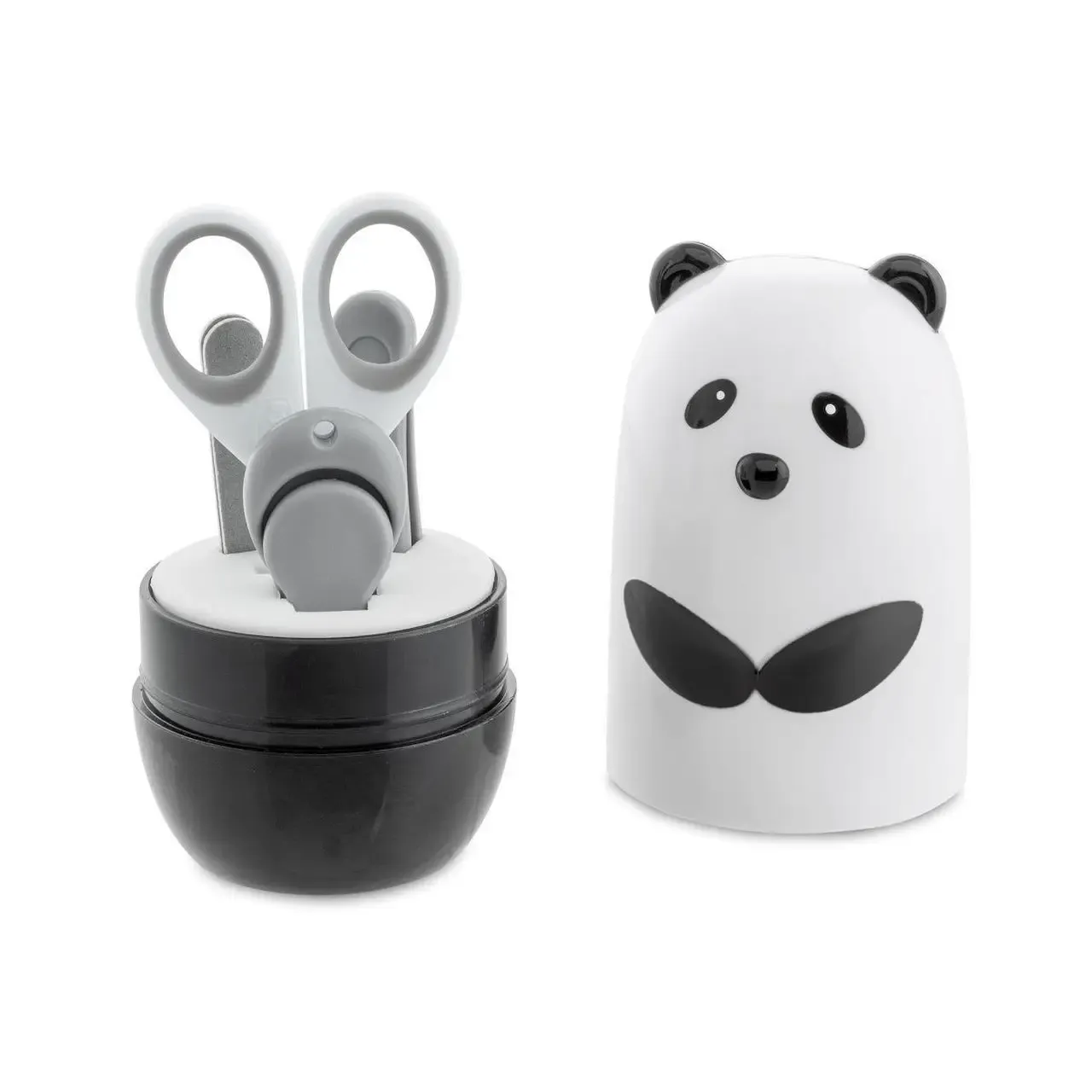 Conjunto de manicure Chicco Panda 4 em 1 para cuidado das unhas do bebé
