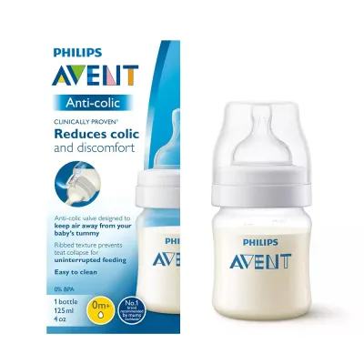 Avent | Biberão Anti-Cólica Plástico 125ml