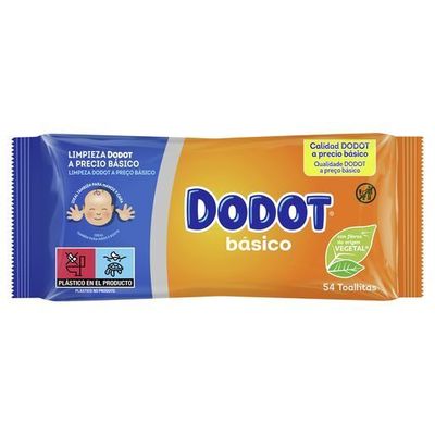 Dodot | Toalhitas de Bebé Basico 54Uds