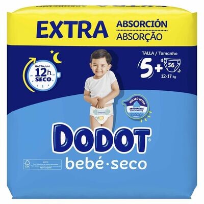 Dodot Bebé Seco Extra: Noites tranquilas e pele protegida.