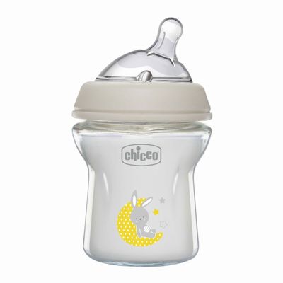 Chicco | Biberão Vidro NaturalFeeling Fluxo Lento 150ml 0m+