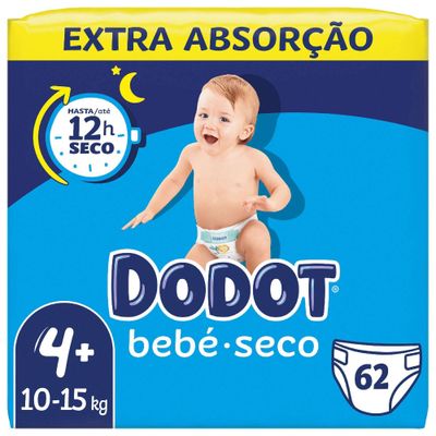 Dodot Bebé Seco Extra: Noites tranquilas e pele protegida.