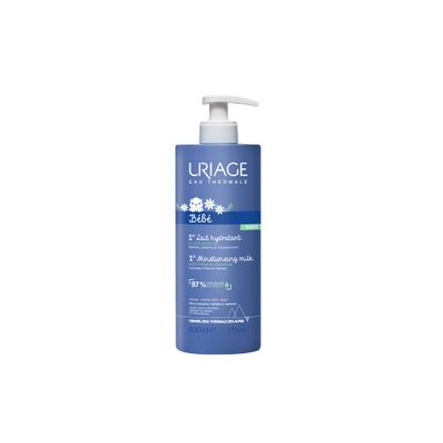 Uriage Bébé 1º Leite Hidratante 500ml — hidratação diária suave para a pele delicada do bebé